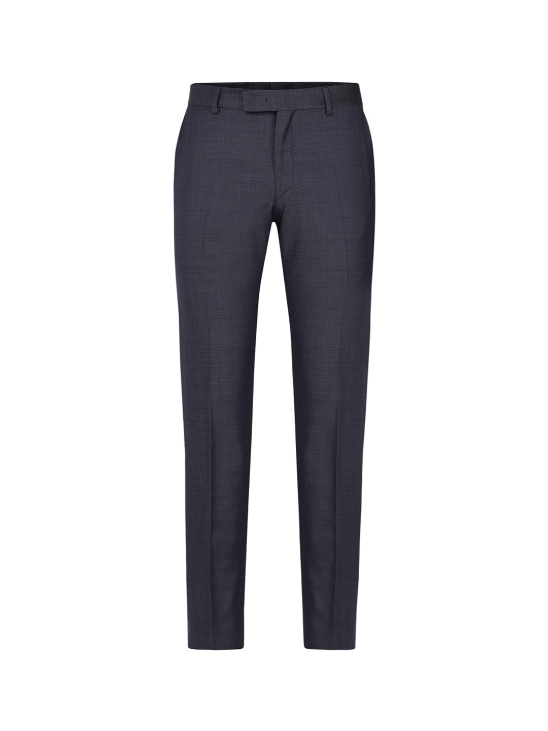 

LAGERFELD Men Grey Regular Fit Woolen Formal Trousers