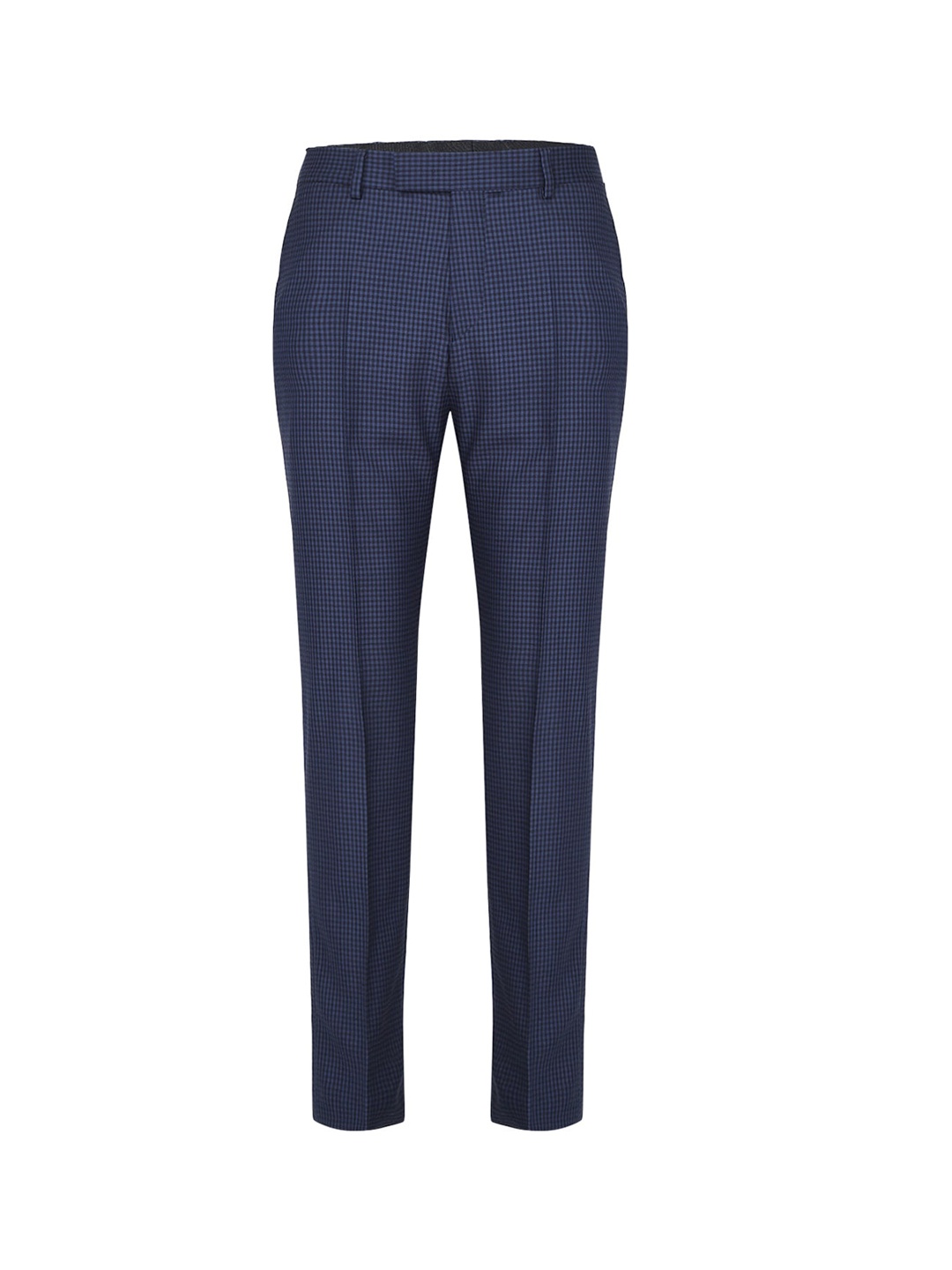 

LAGERFELD Men Blue Formal Trousers