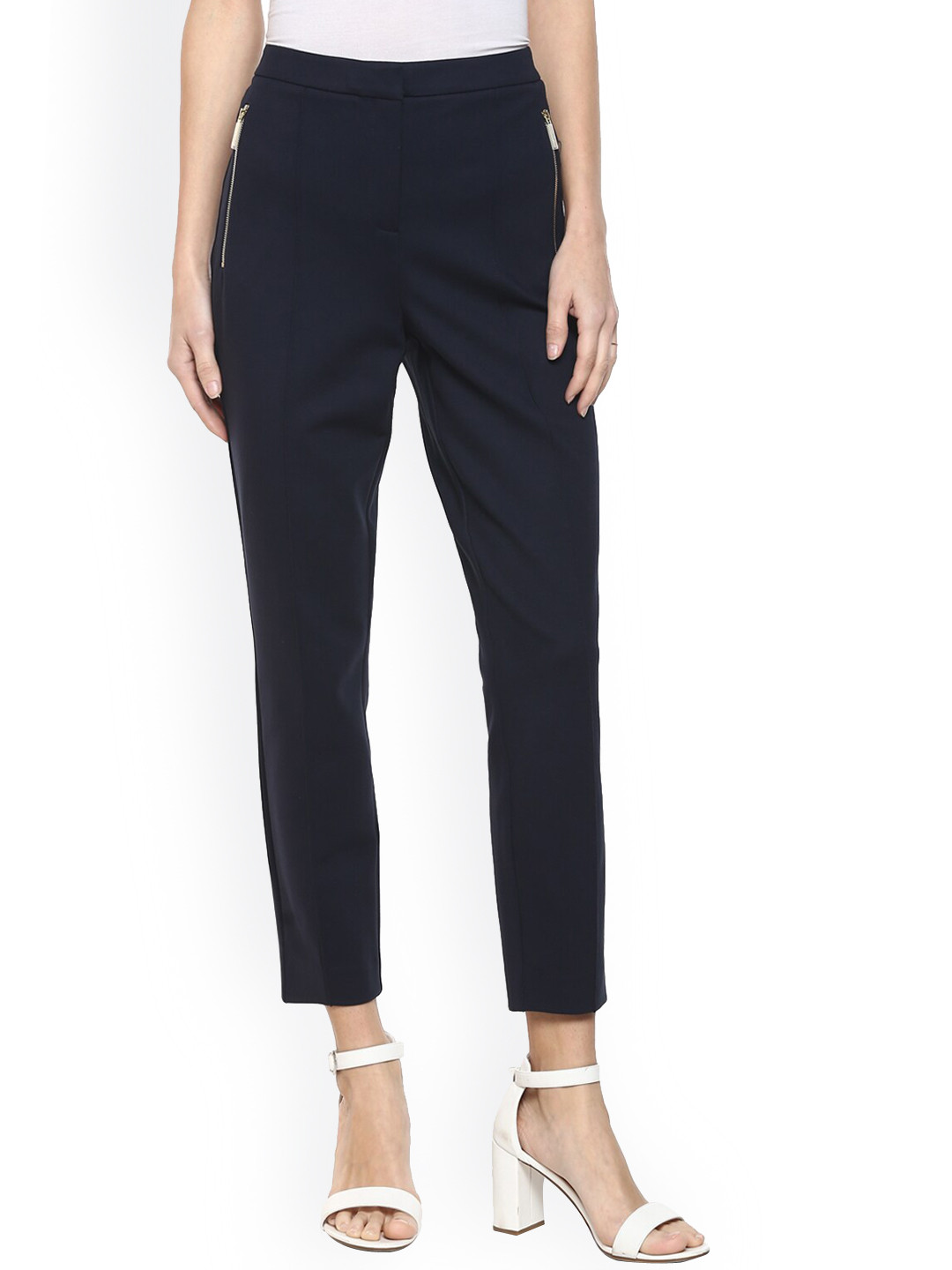 

Ted Baker Women Navy Blue Trousers