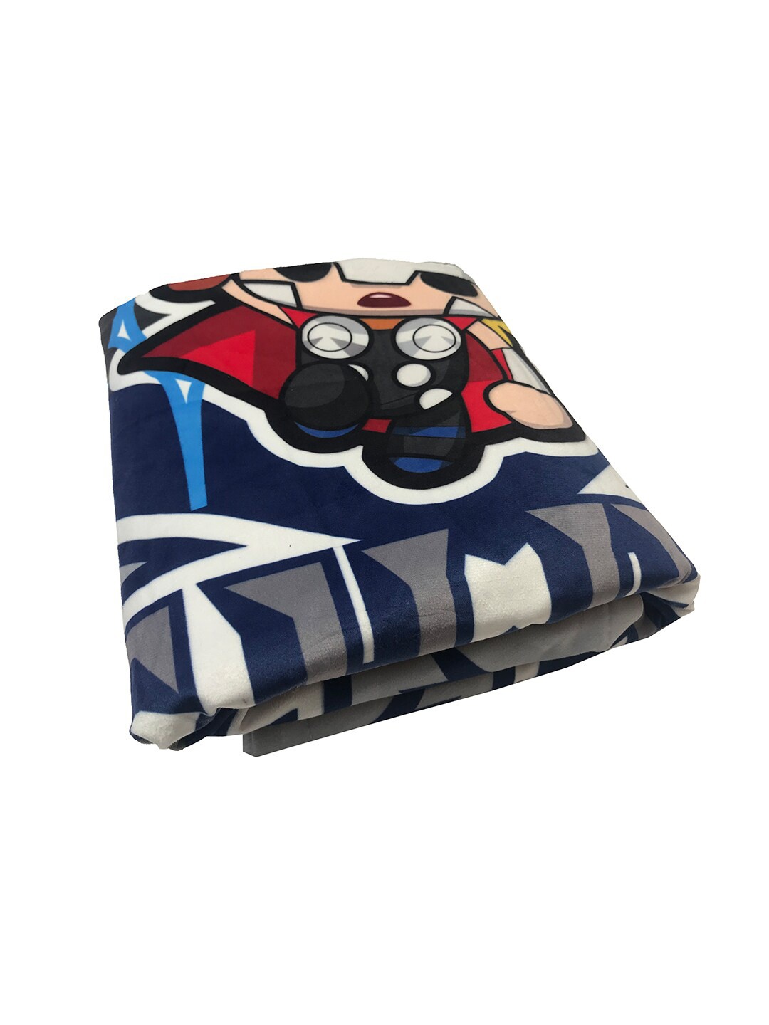 

Marvel Grey Cartoon Characters AC Room 210 GSM Single Bed Blanket
