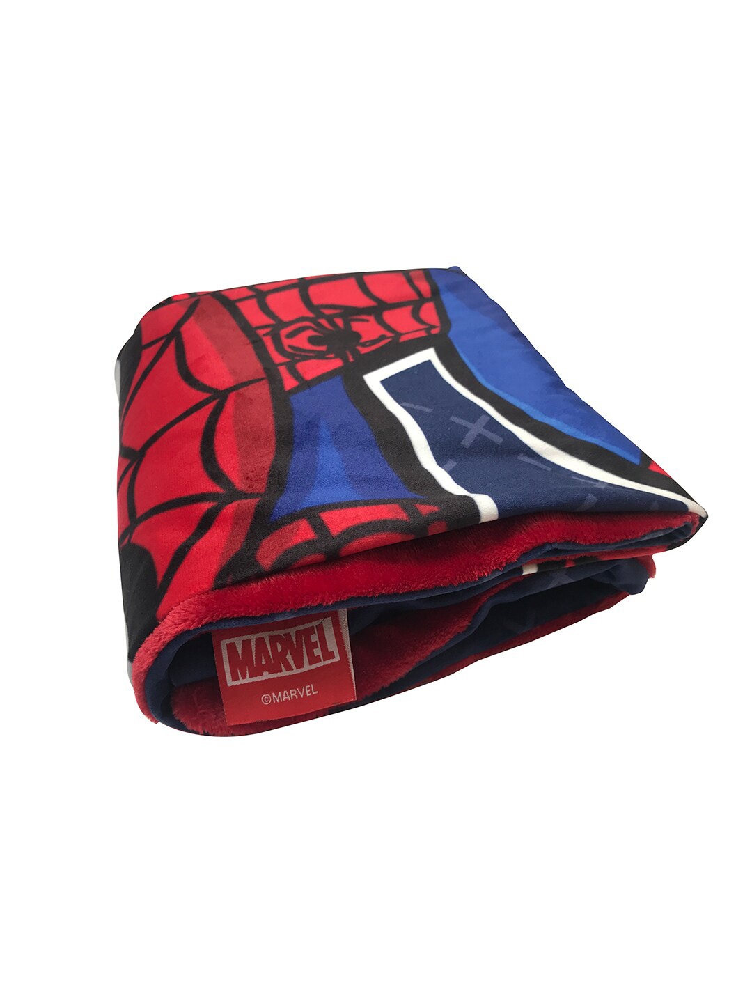 

Marvel Blue & Red Cartoon Characters AC Room 210 GSM Single Bed Blanket