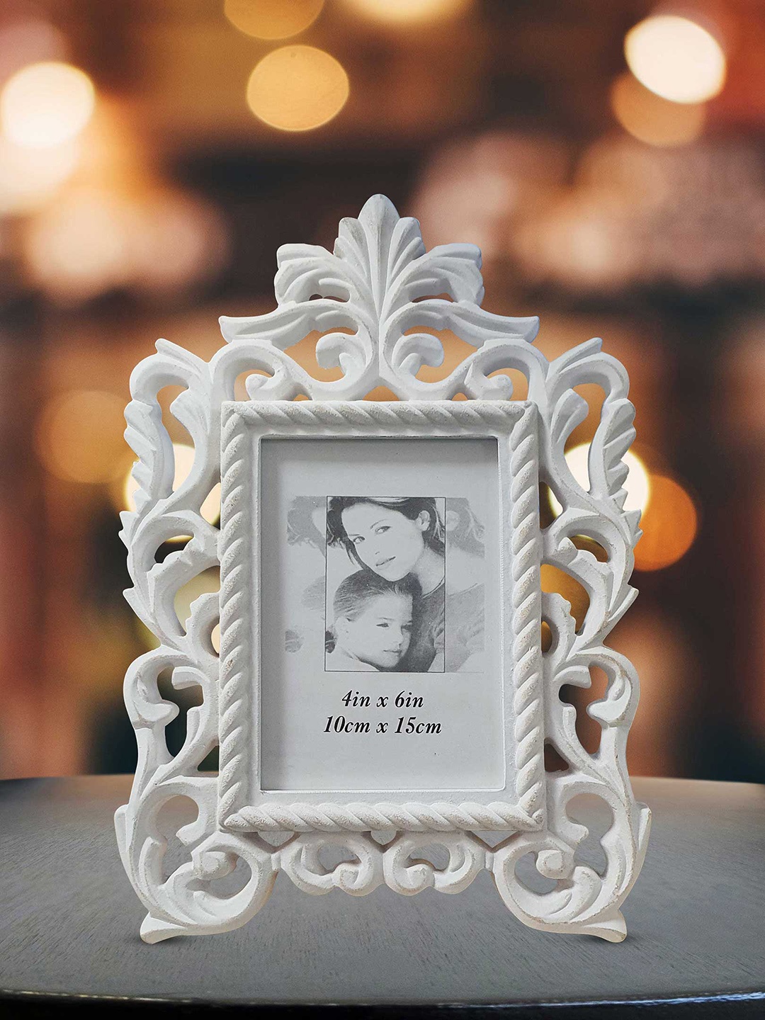 

Art Street White Table Photo Frame
