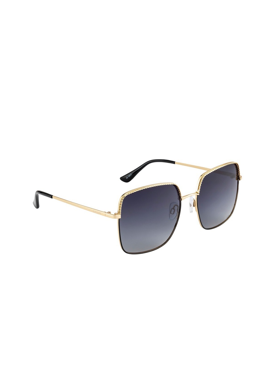 

OPIUM Women Grey Lens & Gold-Toned Square Sunglasses with Polarized and UV Protected Lens