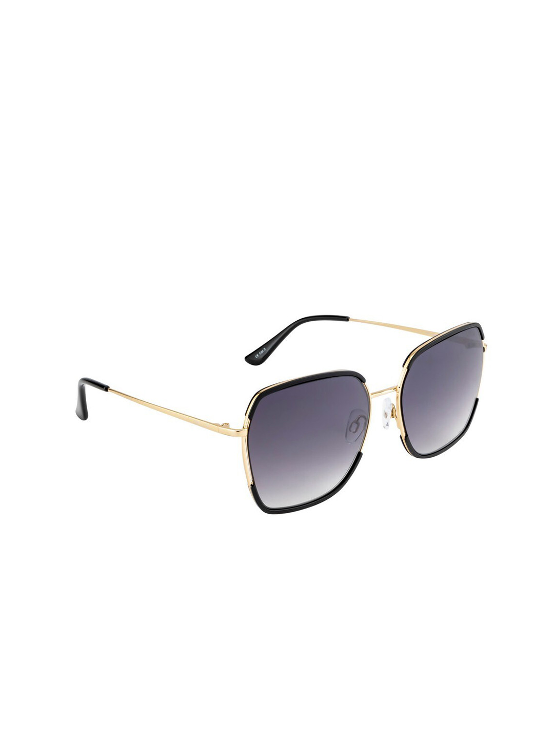 

OPIUM Women Grey Lens & Black Square Sunglasses with UV Protected Lens
