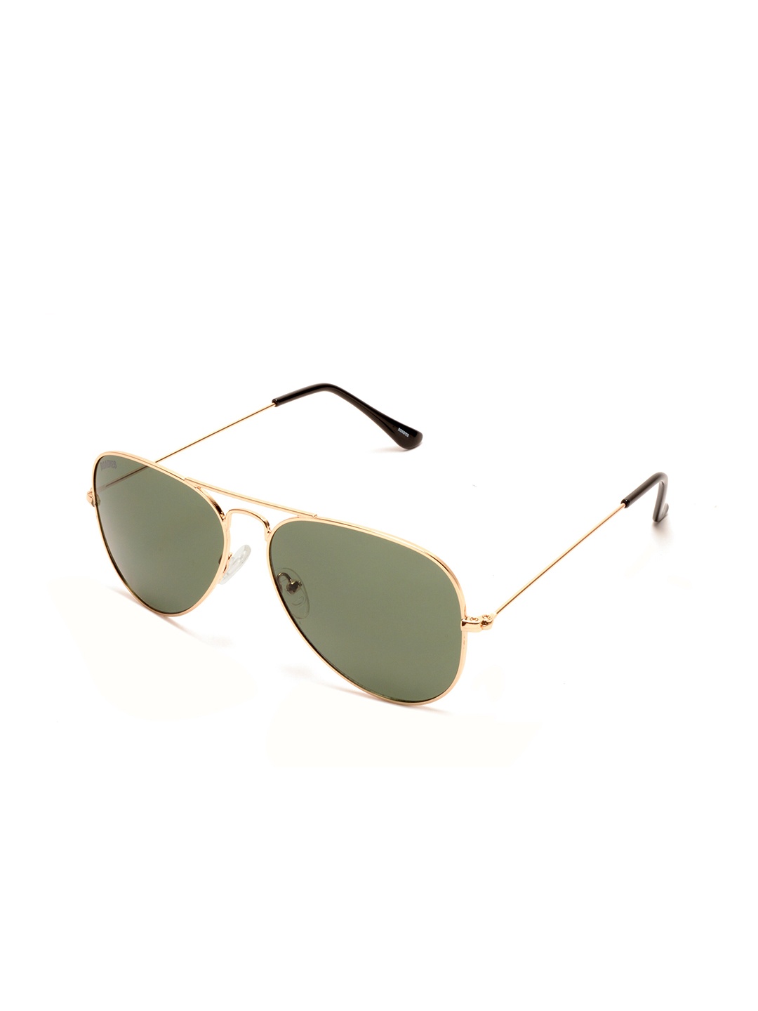 

Roadies Unisex Green Lens & Gold-Toned Aviator Sunglasses with UV Protected Lens