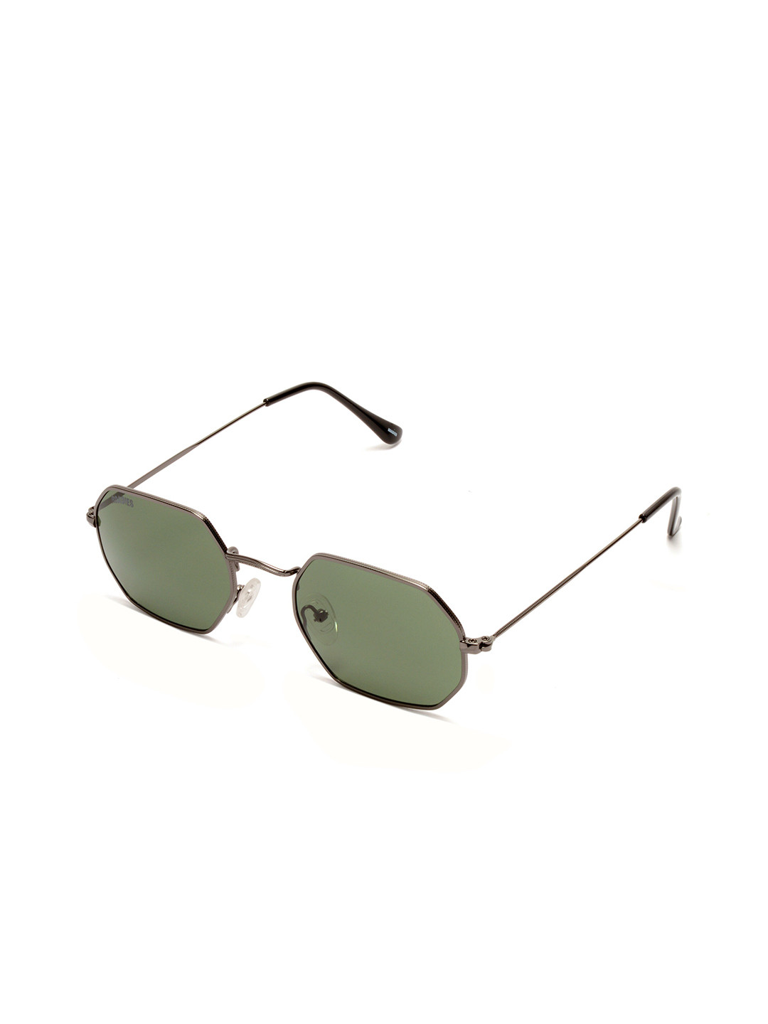 

Roadies Unisex Green Lens & Gunmetal-Toned Sunglasses with UV Protected Lens