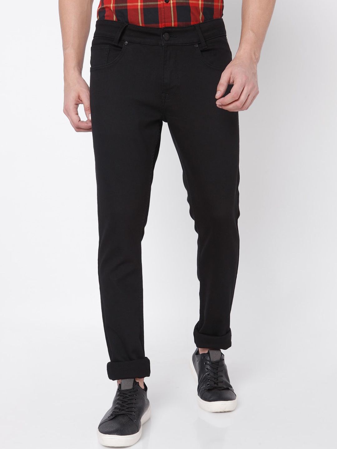 

Mufti Men Black Skinny Fit Stretchable Jeans