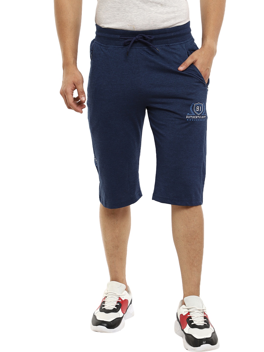 

V-Mart Men Blue Cotton Shorts