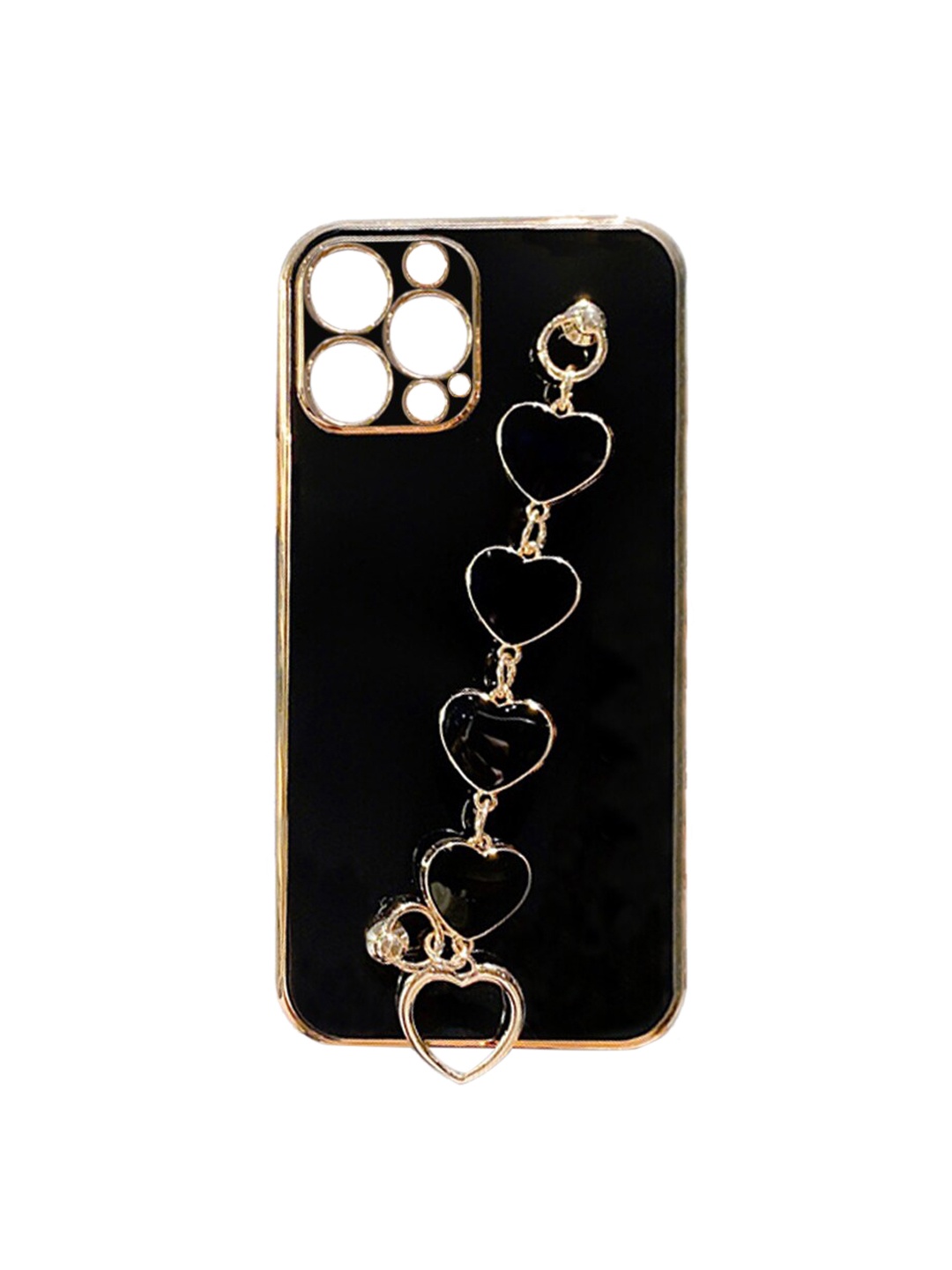 

TREEMODA Women Black Solid iPhone 13 Pro Max Back Case