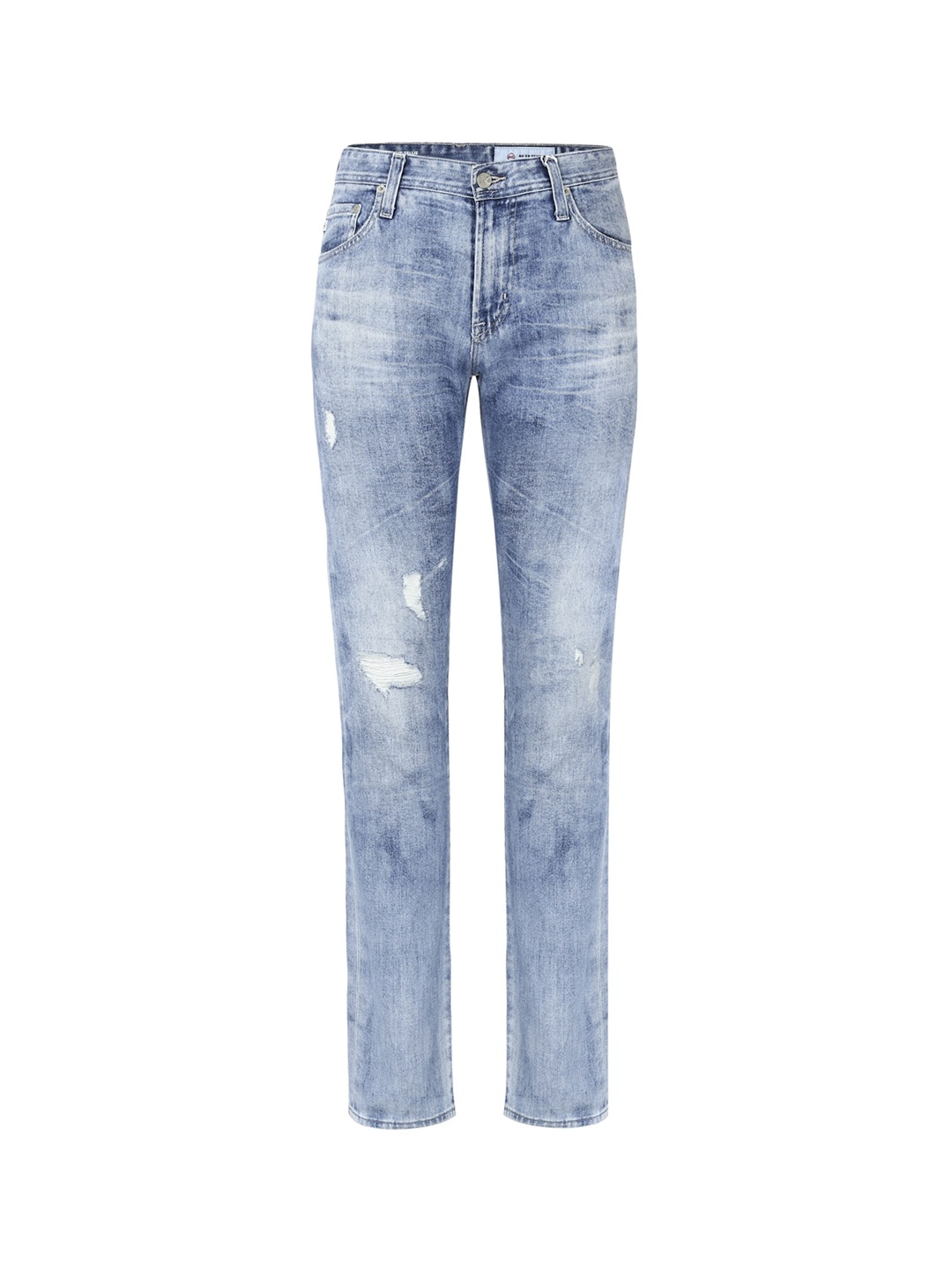 

Adriano Goldschmied Men Blue Mildly Distressed Heavy Fade Pure Cotton Jeans