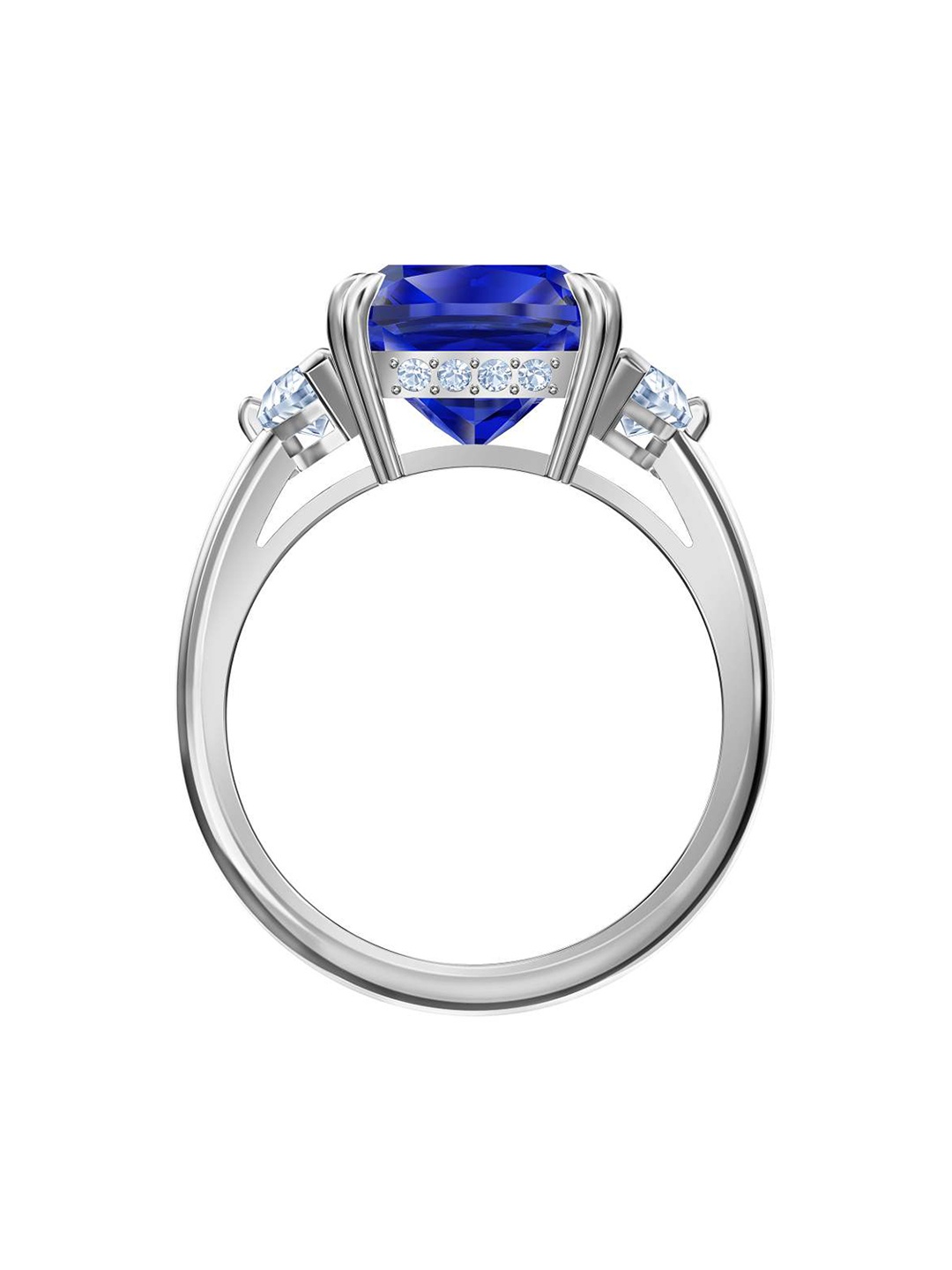 

SWAROVSKI Blue Crystal Studded Finger Rings