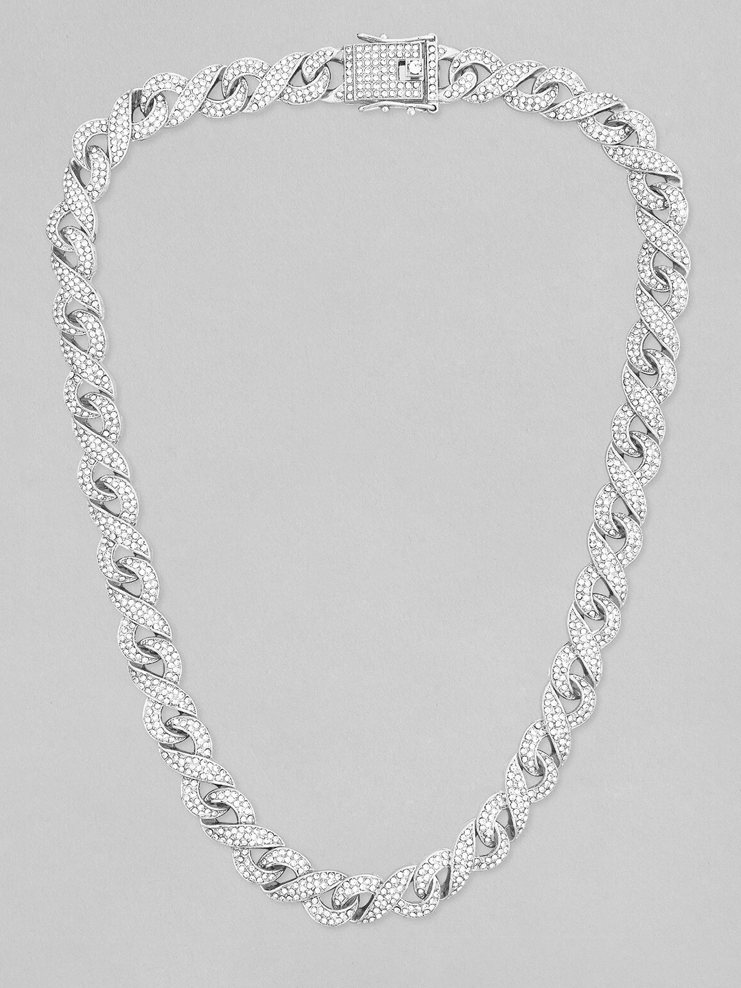 

TOKYO TALKIES X rubans FASHION ACCESSORIES Silver-Toned & Silver-Plated Chain
