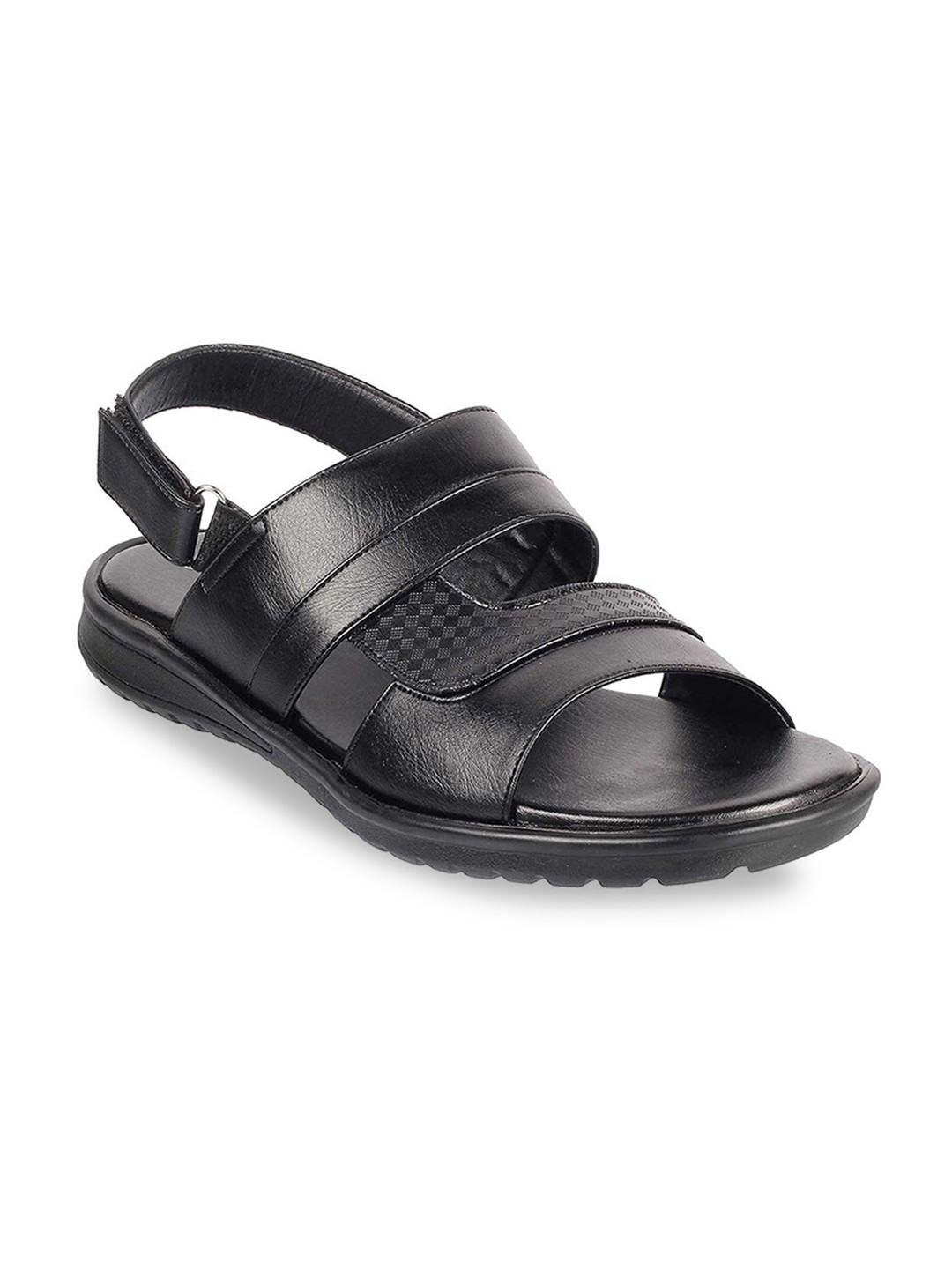 

WALKWAY by Metro Men Black Comfort Sandals