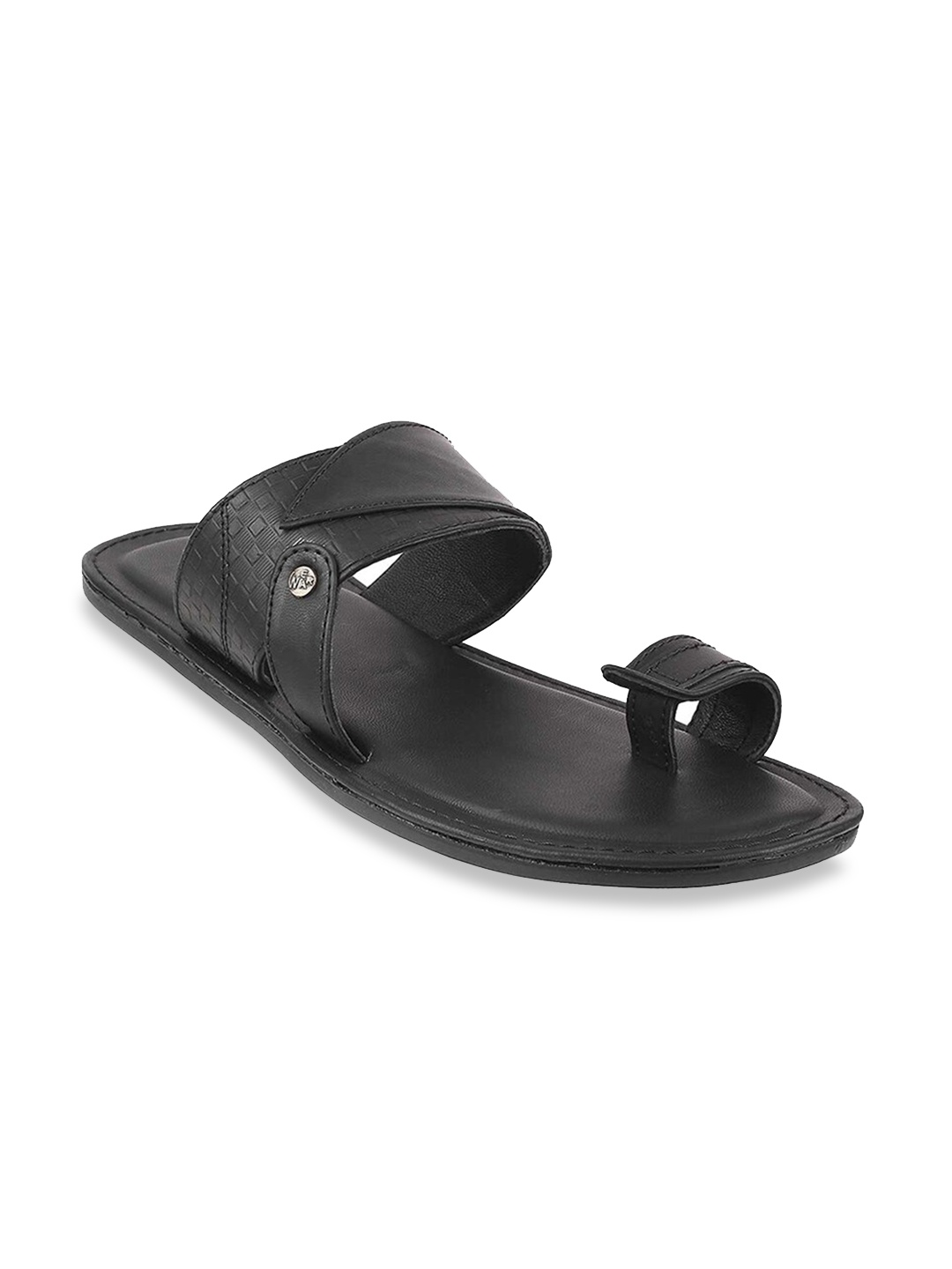 

WALKWAY by Metro Men Black Comfort Sandals