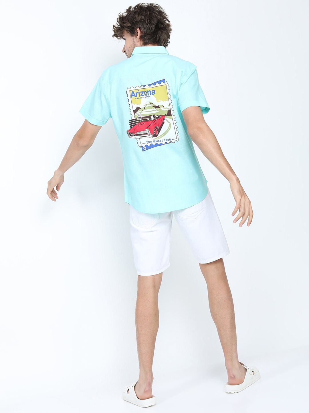 

KETCH Men Blue Slim Fit Casual Cotton Shirt