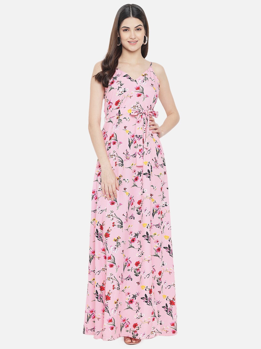 

Yaadleen Rose Floral Maxi Dress