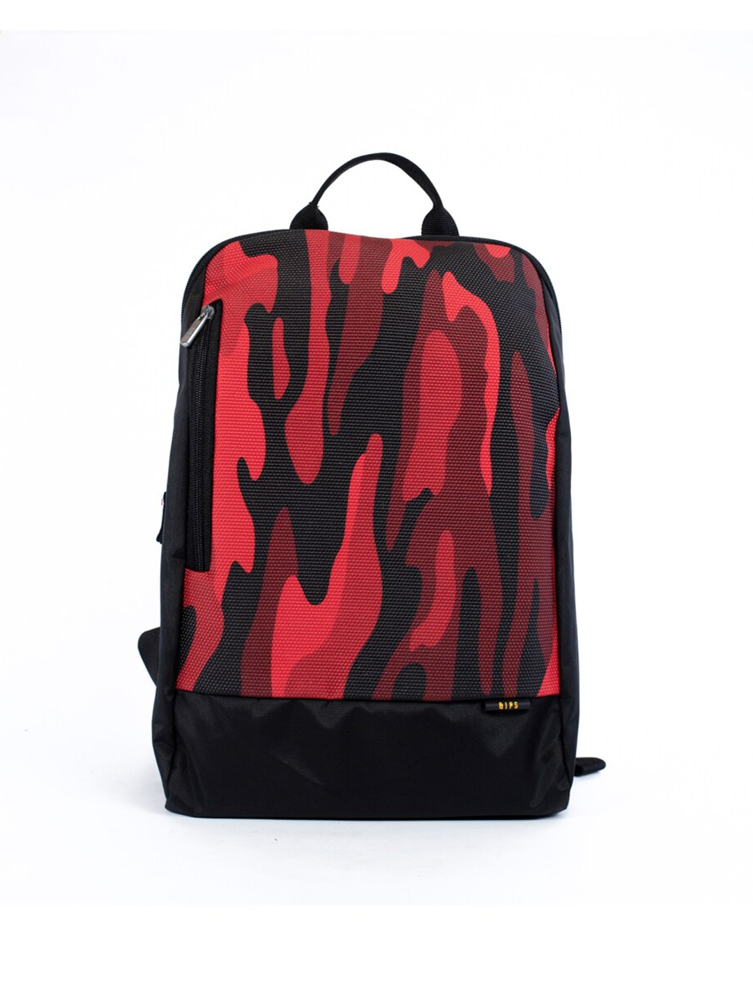 

QIPS Unisex Red & Black Camouflage 12 inch laptop Backpack