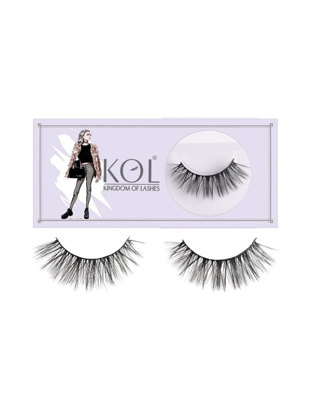 

KINGDOM OF LASHES False Eyelashes - Melody, Black