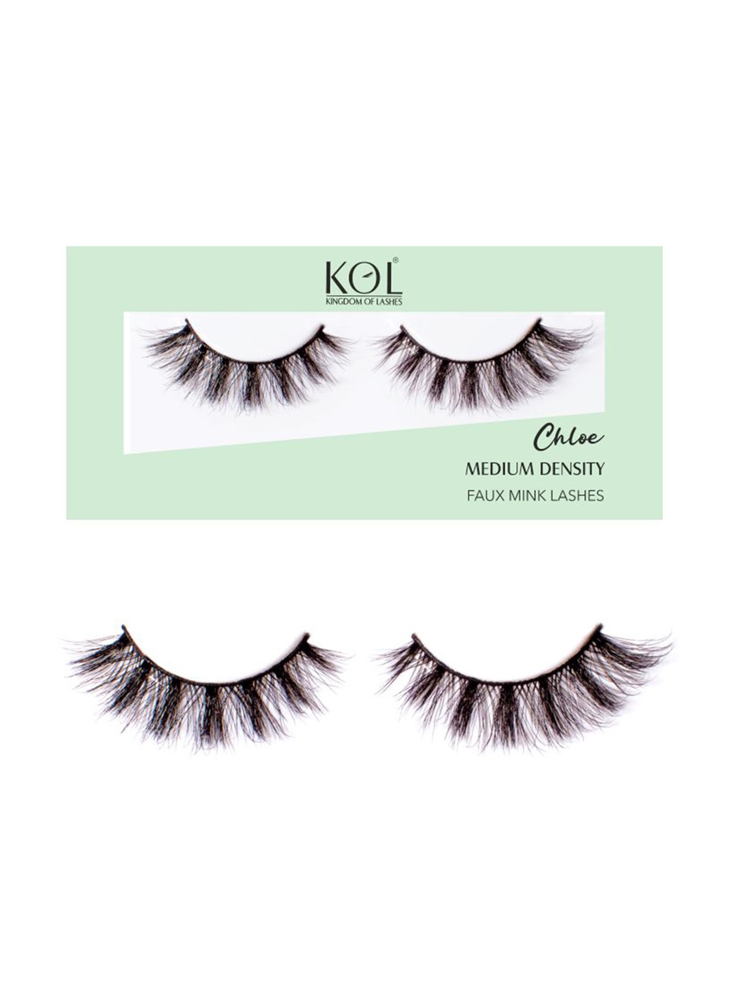 

KINGDOM OF LASHES Medium Density Faux Mink Lashes - Chloe, Black