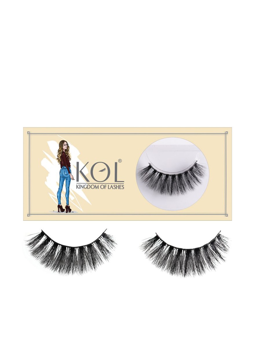 

KINGDOM OF LASHES False Eyelashes - Ginger, Black