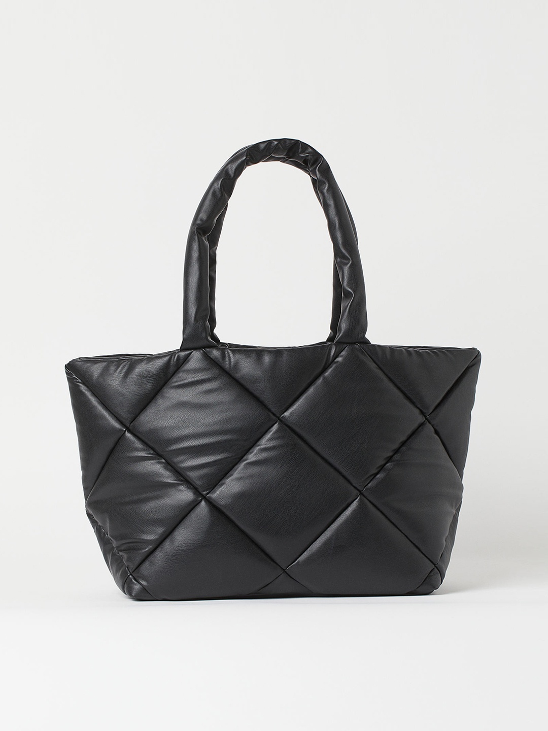 

H&M Quilted Shopper, Black