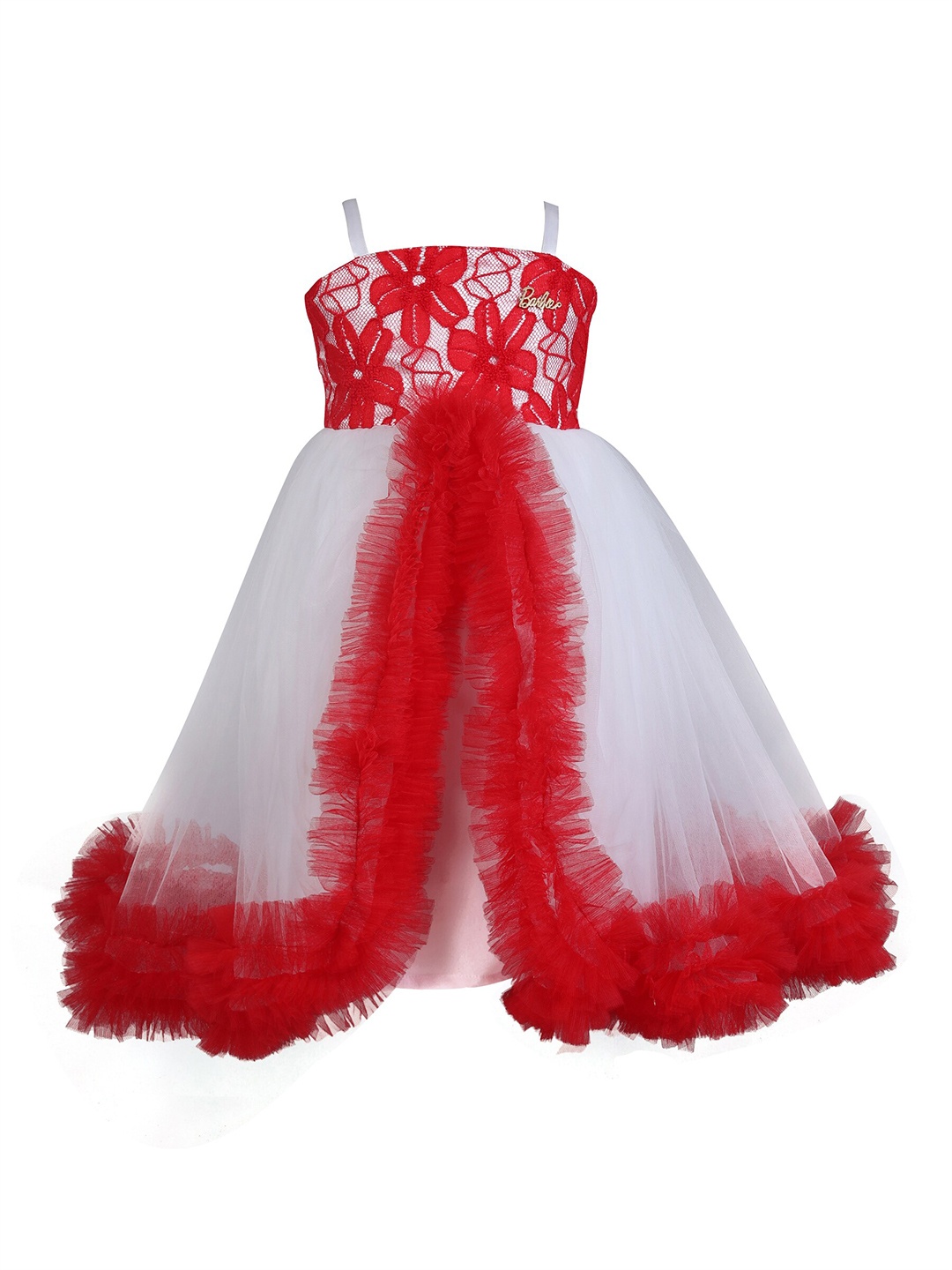 

Barbie by Many Frocks & Red Net Dress
