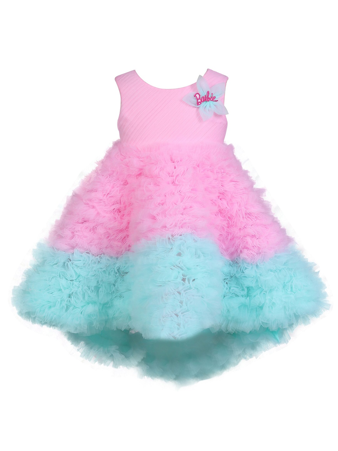 

Barbie by Many Frocks & Pink Embellished Net Dress