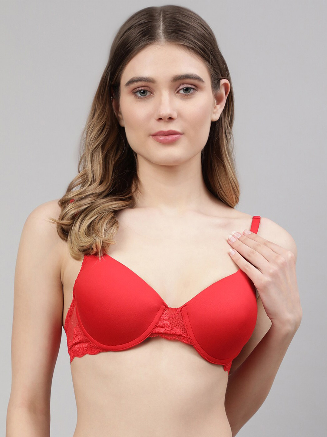 

CUKOO Red Bra - Lightly Padded