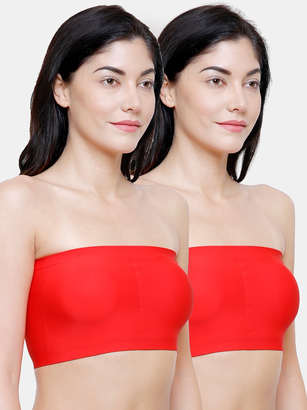 

FashionRack Red Bandeau Bra Lightly Padded