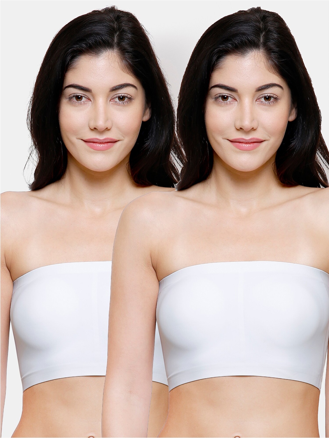 

FashionRack White Bandeau Bra Lightly Padded