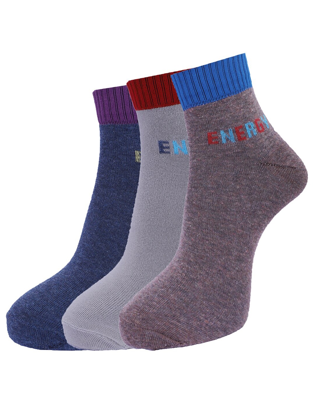 

Dollar Socks Men Pack of 3 Assorted Ankle Length Socks