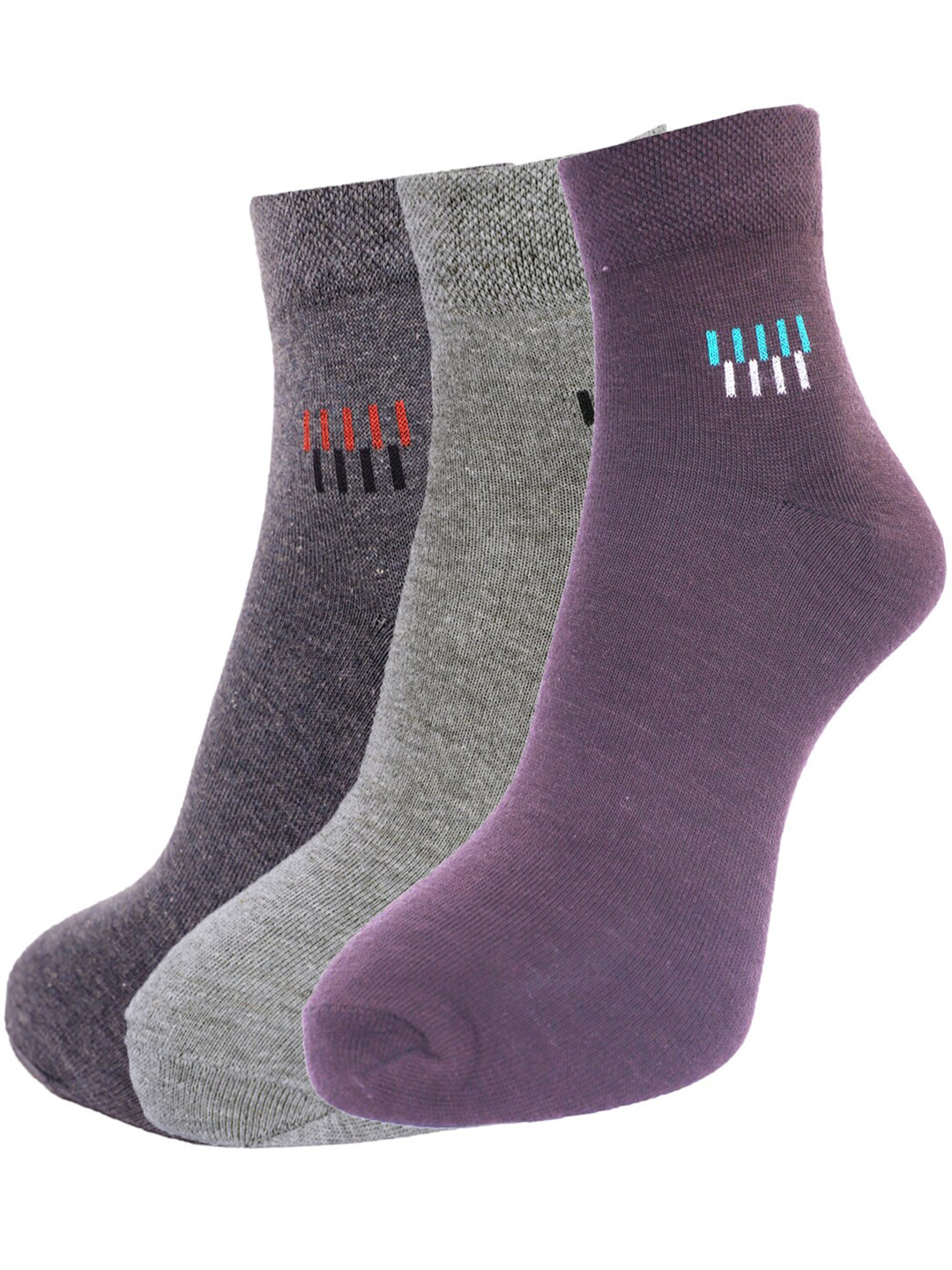 

Dollar Socks Men Pack of 3 Assorted Ankle Length Socks