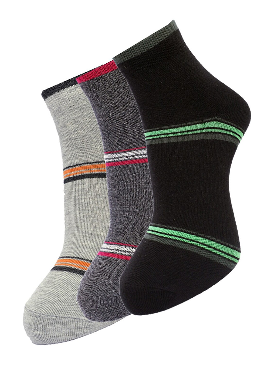

Dollar Socks Men Pack of 3 Assorted Ankle Length Socks