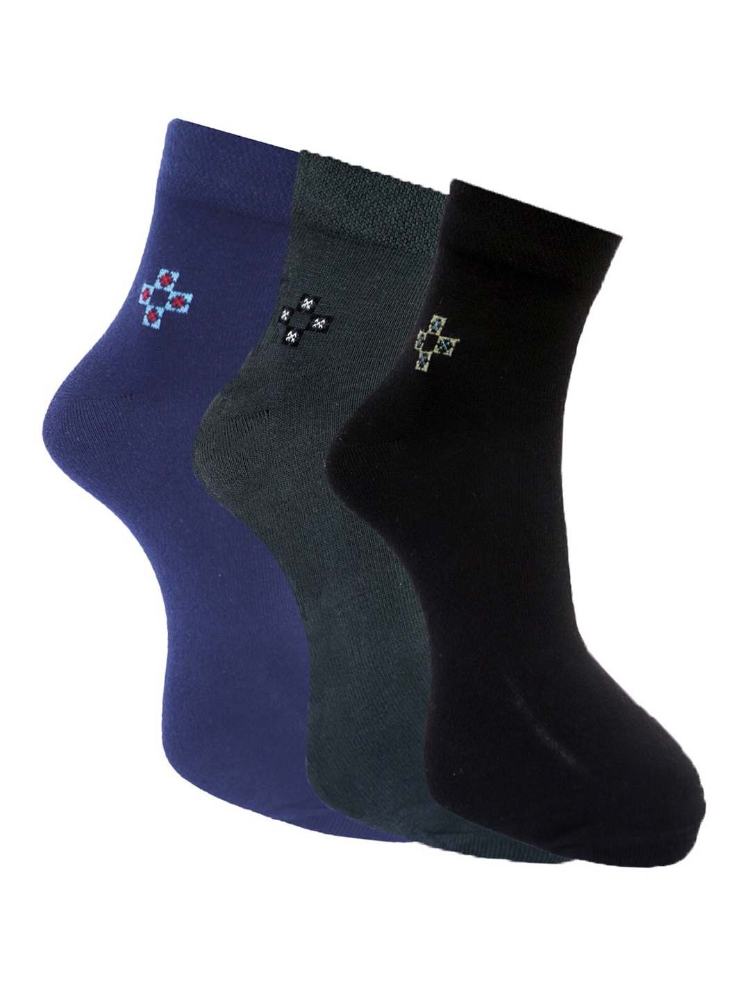 

Dollar Socks Men Pack of 3 Assorted Ankle Length Socks