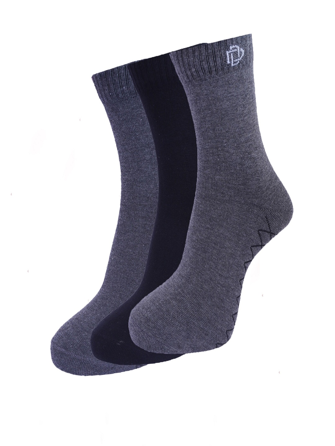 

Dollar Socks Men Pack Of 3 Assorted Cotton Ankle-Length Socks
