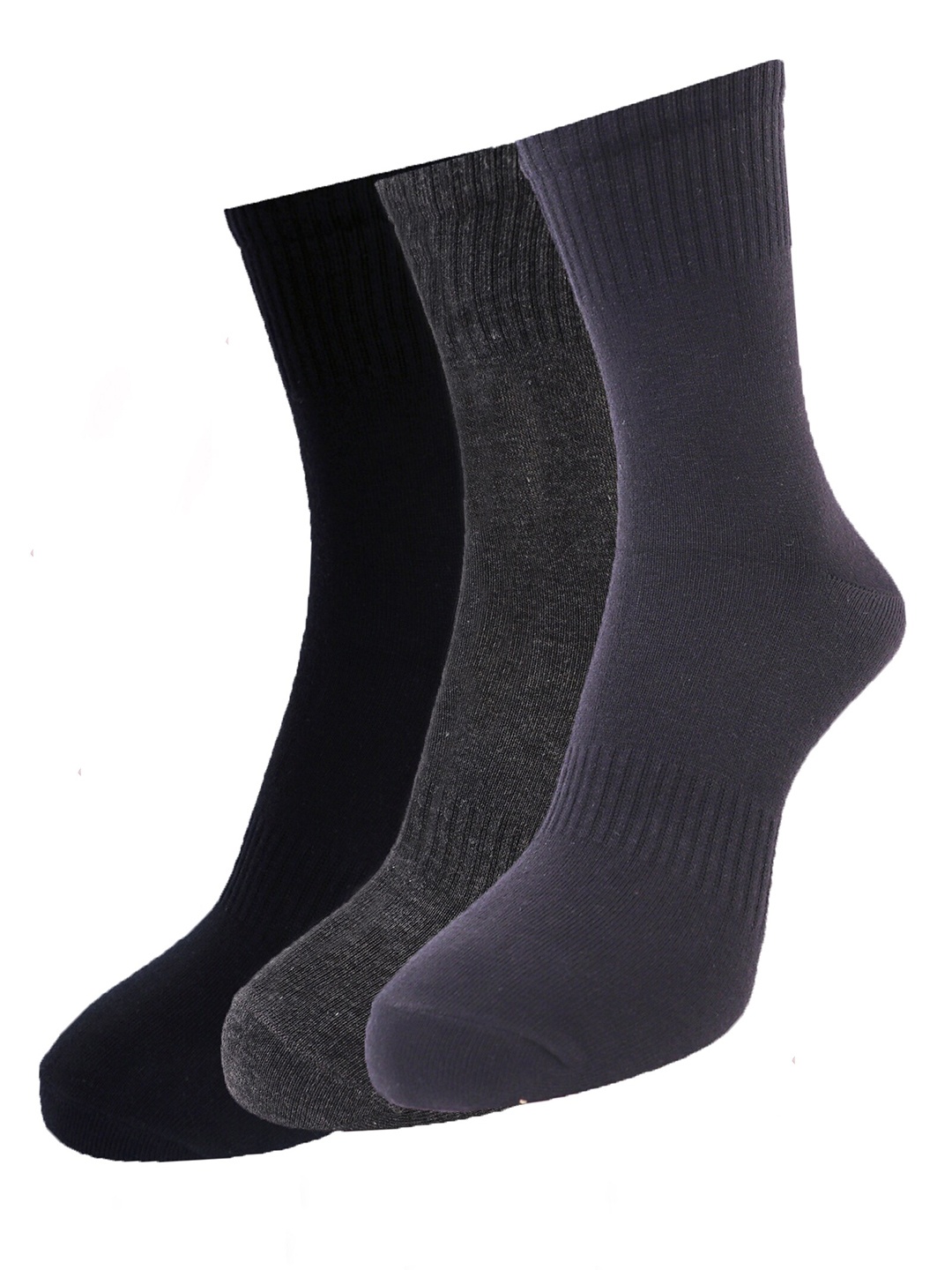 

Dollar Men Pack Of 3 Assorted Ankle-Length Socks