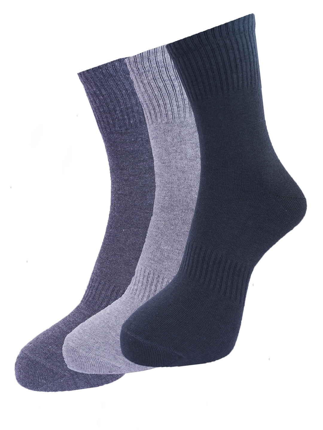 

Dollar Socks Men Pack Of 3 Assorted Cotton Above Ankle-Length Socks
