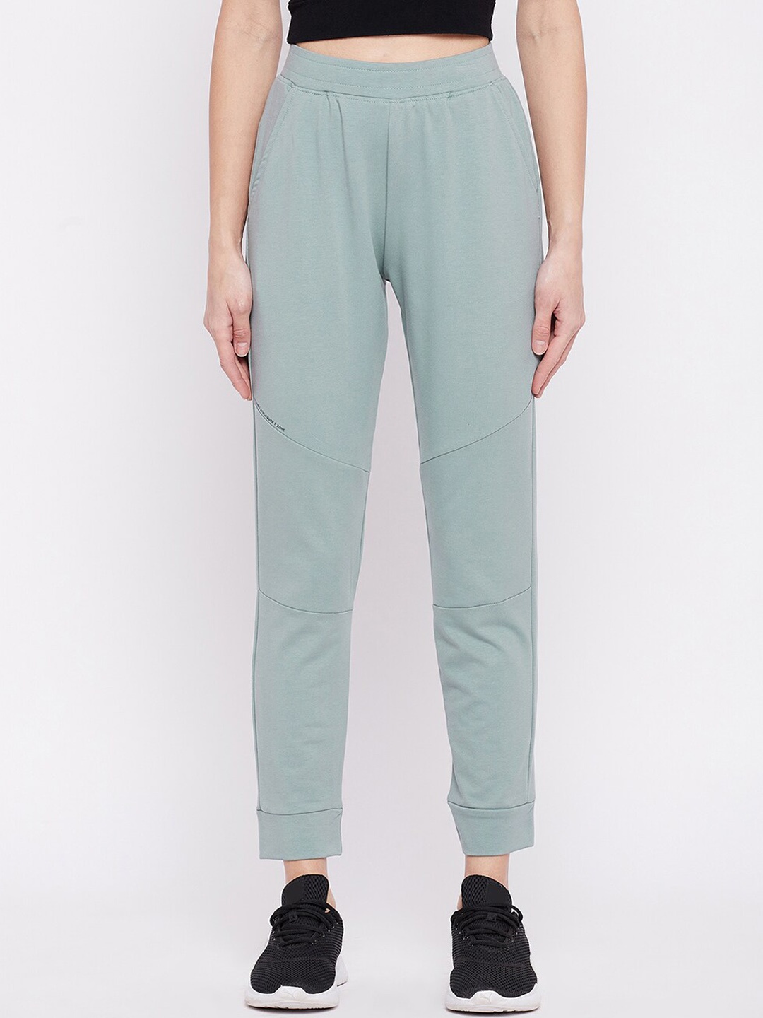 

Okane Women Green Solid Cotton Joggers
