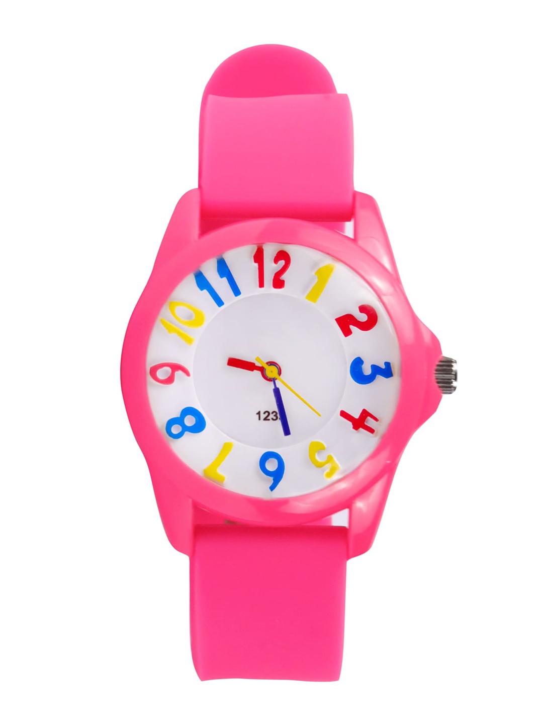 

Spiky Unisex Kids Pink Printed Dial & Pink Straps Analogue Watch Wtc_1233_Pik