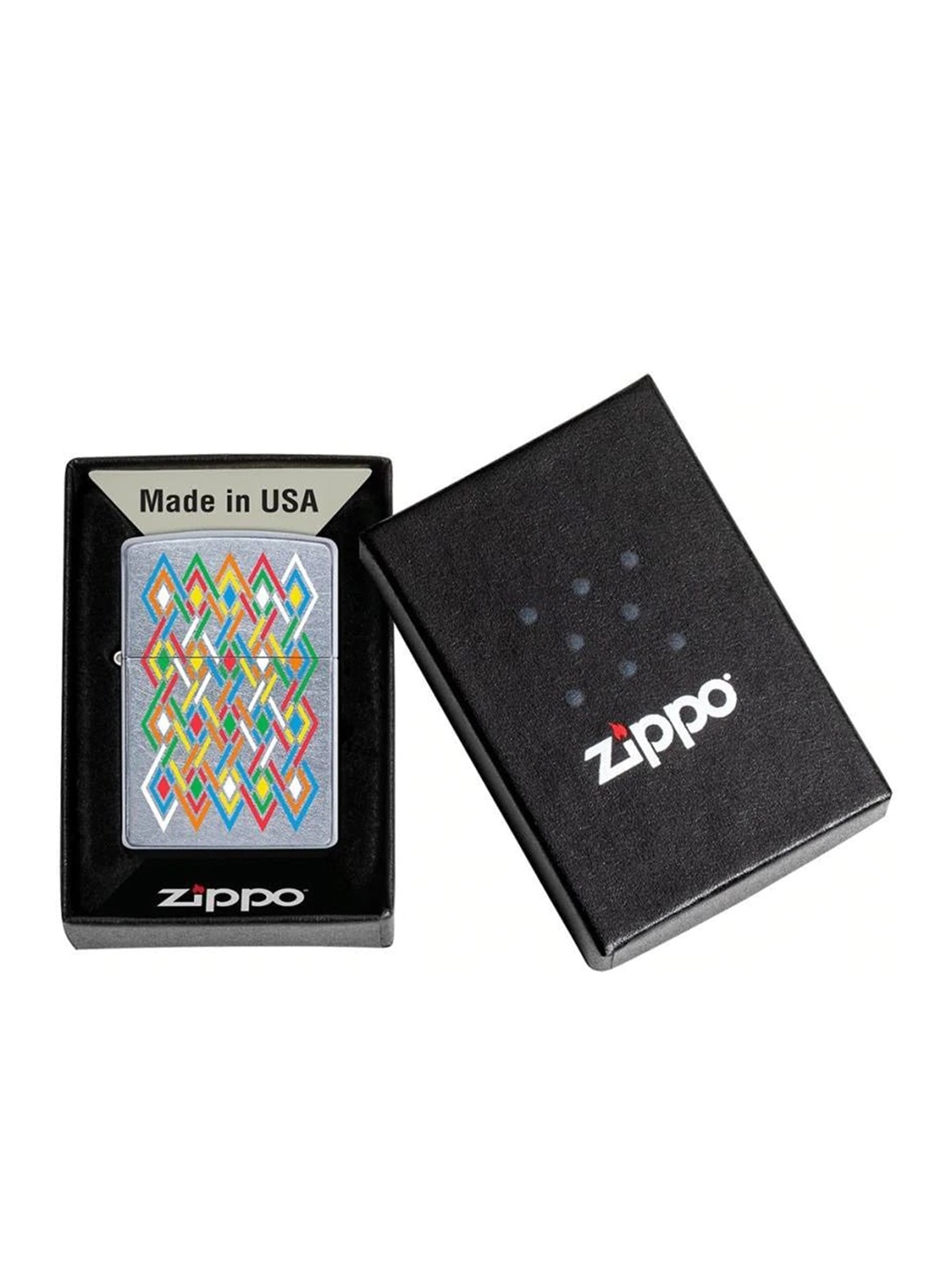 

Zippo Silver-Toned Brushed Chrome Pocket Lighter