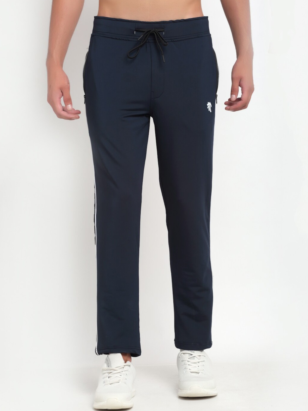 

Gallus Men Navy Blue Solid Track Pant