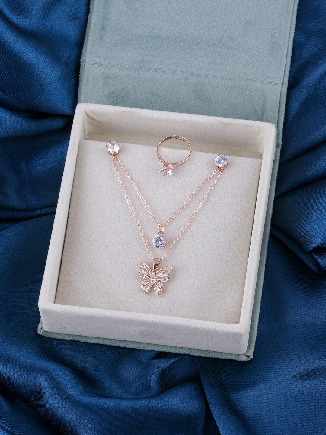 

Brandsoon Rose Gold-Plated Jewelry Set