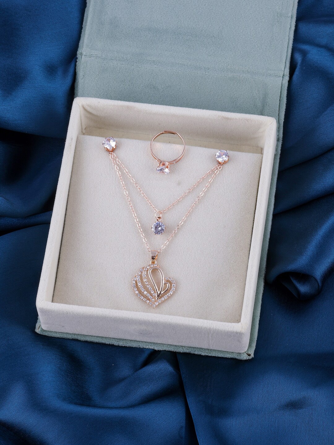 

Brandsoon Rose Gold-Plated Jewelry Set