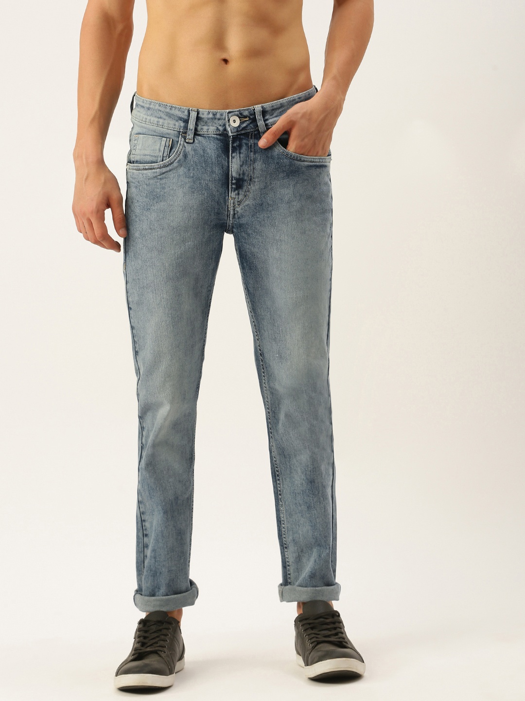 

Flying Machine Men Blue Jackson Low-Rise Light Fade Skinny Fit Stretchable Casual Jeans