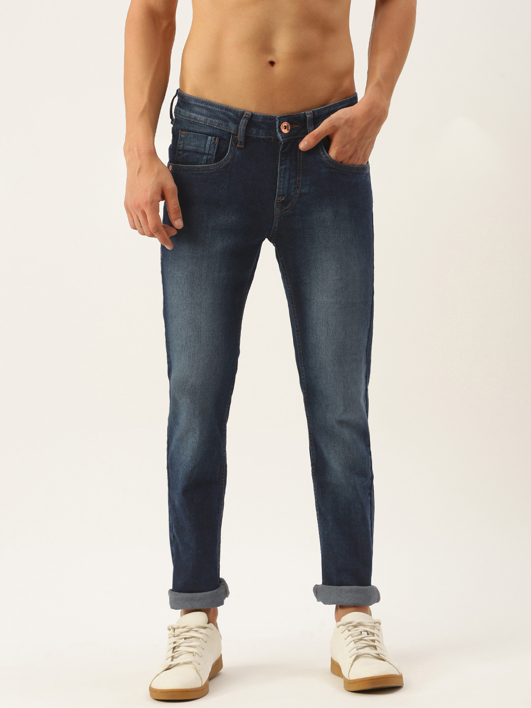 

Flying Machine Men Blue Jackson Low-Rise Light Fade Skinny Fit Stretchable Casual Jeans