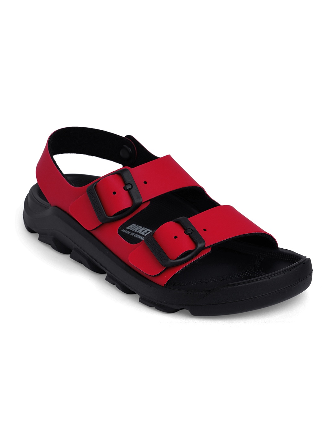 

Birkenstock Mogami Active Red Narrow Width Birko-Flor With An Ankle Strap