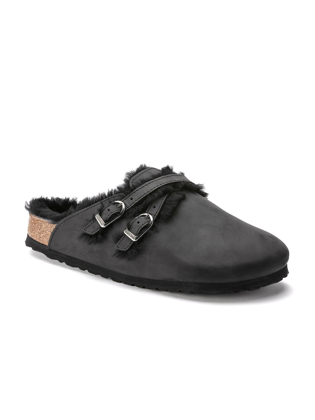 

Birkenstock Women Black Blair Narrow Width Leather Clogs
