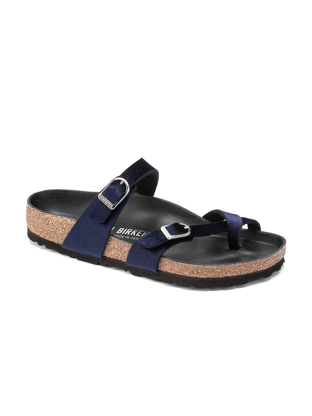 

Birkenstock Women Regular Width Navy Blue Mayari Open Toe Flats