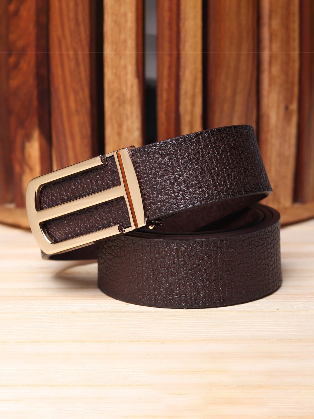 

Kastner Men Brown Textured Formal Belt