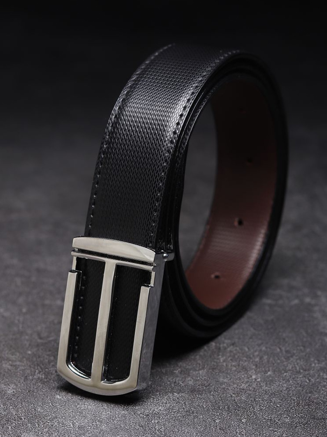 

Kastner Men Black Reversible Formal Belt